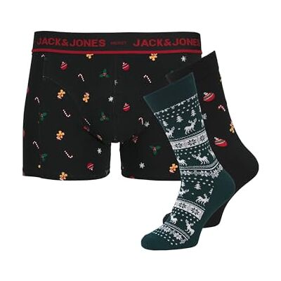 JACK & JONES Jacmistletoe presentbox, svart, L JACK & JONES Jacmistletoe presentbox, svart, L