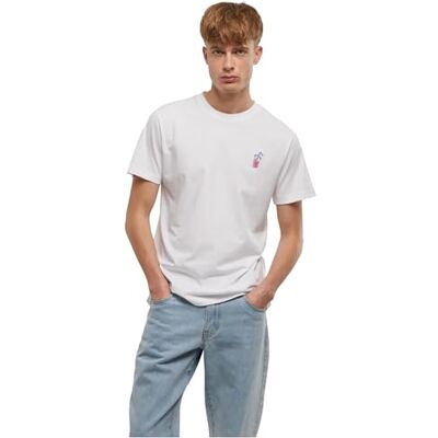 Tee herr-t-shirt, 100% bomull, vit, M, Vit, M Tee herr-t-shirt, 100% bomull, vit, M, Vit, M