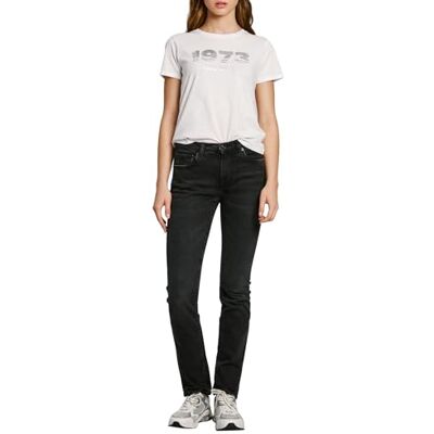 Pepe Jeans Slim Jeans MW Byxor Unisex Vuxen, Denim, 31W Pepe Jeans Slim Jeans MW Byxor Unisex Vuxen, Denim, 31W
