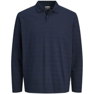 JJ REBEL Jreblouis Polo Ls, Sky Captain, L JJ REBEL Jreblouis Polo Ls, Sky Captain, L