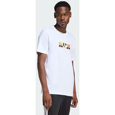 adidas Mezczyzni MEMORIES OF SPORT STAMPS GRAPHIC T-SHIRT, white, XXL adidas Mezczyzni MEMORIES OF SPORT STAMPS GRAPHIC T-SHIRT, white, XXL