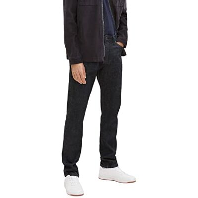 TOM TAILOR Herr Josh Regular Slim Jeans 1034118, 10245 Clean Rinsed Black Denim, 31W / 32L TOM TAILOR Herr Josh Regular Slim Jeans 1034118, 10245 Clean Rinsed Black Denim, 31W / 32L