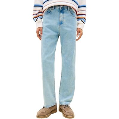 Tommy Jeans herr Otis vanliga STR björn 4110 Dm0dm23060 raka, denim (denim Light), midjestorlek: 97 cm, benlängd: 81 cm (38 W/32 L) Tommy Jeans herr Otis vanliga STR björn 4110 Dm0dm23060 raka, denim (denim Light), midjestorlek: 97 cm, benlängd: 81 cm (38 W/32 L)