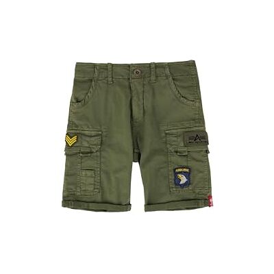 Alpha Industries Crew Short Patch Cargo för barn Dark Olive Alpha Industries Crew Short Patch Cargo för barn Dark Olive