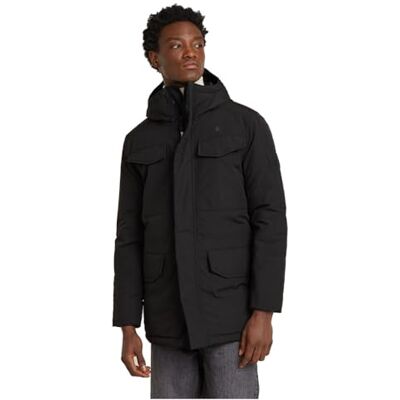 G-STAR RAW Vodan vadderad parkas med huva, Svart (dk black D25381-D419-6484), S G-STAR RAW Vodan vadderad parkas med huva, Svart (dk black D25381-D419-6484), S