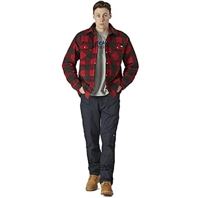 Dickies , herr, portlandskjorta, röd, 3XL, röd, 3XL Dickies , herr, portlandskjorta, röd, 3XL, röd, 3XL
