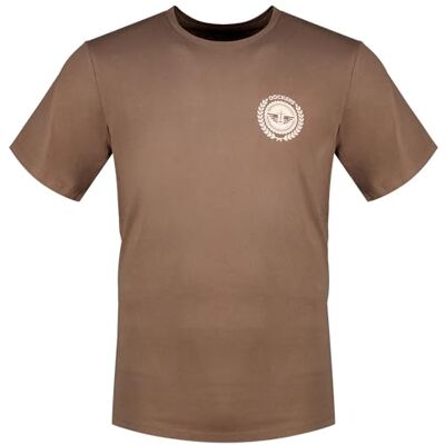 Dockers Graphic Tee Tees för män, Crest Logo Chocolate Chip (Calcite Pink), XL Dockers Graphic Tee Tees för män, Crest Logo Chocolate Chip (Calcite Pink), XL