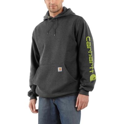 Carhartt herr Tröja med huva Loose Fit Midweight Logo Sleeve Graphic Sweatshirt Carhartt herr Tröja med huva Loose Fit Midweight Logo Sleeve Graphic Sweatshirt