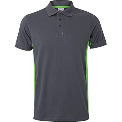 VELILLA Bicolor Polo Kortärmad Grå Och Limegrön Storlek M, Marinblå, M Unisex-Vuxen, Marinblå, M VELILLA Bicolor Polo Kortärmad Grå Och Limegrön Storlek M, Marinblå, M Unisex-Vuxen, Marinblå, M
