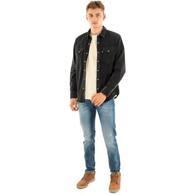 Levi's Barstow Western Standard Jet Black Cordu, jet svart, L Levi's Barstow Western Standard Jet Black Cordu, jet svart, L