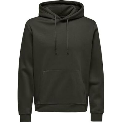 Only & Sons Onsconnor Reg Sweat Hoodie Noos huvtröja, Russin, XXL Only & Sons Onsconnor Reg Sweat Hoodie Noos huvtröja, Russin, XXL