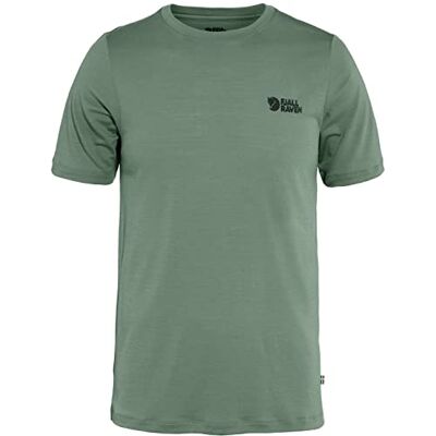 Fjällräven FJALLRAVEN Modell Abisko Wool Logo SS M Kortärmad T-shirt Fjällräven FJALLRAVEN Modell Abisko Wool Logo SS M Kortärmad T-shirt