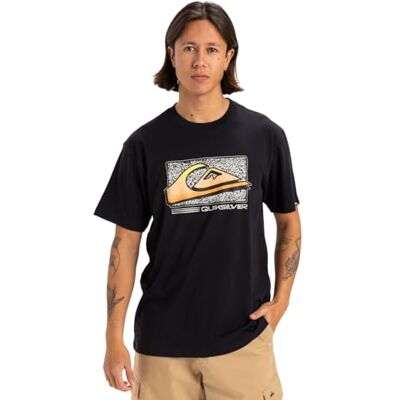 Quiksilver Retro Fade SS T-shirt herr, svart, XS Quiksilver Retro Fade SS T-shirt herr, svart, XS