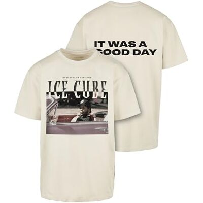Tee T-shirt för män Ice Cube It's a Good Day oversize t-shirt, avslappnad t-shirt med fronttryck för män, grafisk t-shirt, streetwear, sand, XL Tee T-shirt för män Ice Cube It's a Good Day oversize t-shirt, avslappnad t-shirt med fronttryck för män, grafisk t-shirt, streetwear, sand, XL