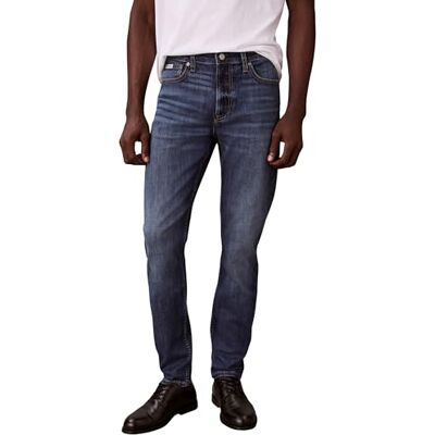 Calvin herr smal avsmalnande mörk Irving Jean LV04RE779G jeans, blå (mörk irving), 31W/34L, Blå (mörk irving), 31W x 34L Calvin herr smal avsmalnande mörk Irving Jean LV04RE779G jeans, blå (mörk irving), 31W/34L, Blå (mörk irving), 31W x 34L