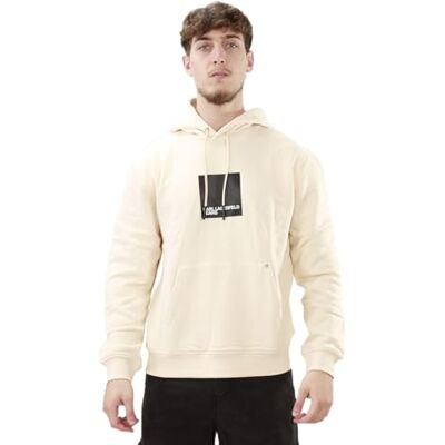 KARL LAGERFELD JEANS , Herr, Box Logo Hoodie, Regular Fit, Grå, M KARL LAGERFELD JEANS , Herr, Box Logo Hoodie, Regular Fit, Grå, M