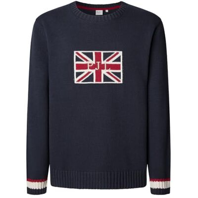 Pepe Jeans herr Patrick Stickwear, Blå (Dulwich Blue), XS, Blå (Dulwich blå), XS Pepe Jeans herr Patrick Stickwear, Blå (Dulwich Blue), XS, Blå (Dulwich blå), XS