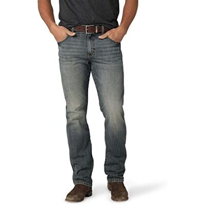 Wrangler Men's Retro Slim Fit Straight Leg Jean, Dark Knight Stretch, 29W x 30L Wrangler Men's Retro Slim Fit Straight Leg Jean, Dark Knight Stretch, 29W x 30L