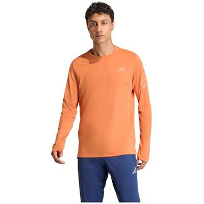 adidas Mezczyzni ADI365 Running Iconic Long Sleeve, Dusky Orange, M adidas Mezczyzni ADI365 Running Iconic Long Sleeve, Dusky Orange, M