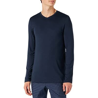 HUBER herr Herren Shirt Langarm Pyjamas överdel HUBER herr Herren Shirt Langarm Pyjamas överdel