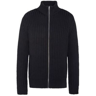 Schott NYC Herrcardigan, svart, 3XL Schott NYC Herrcardigan, svart, 3XL