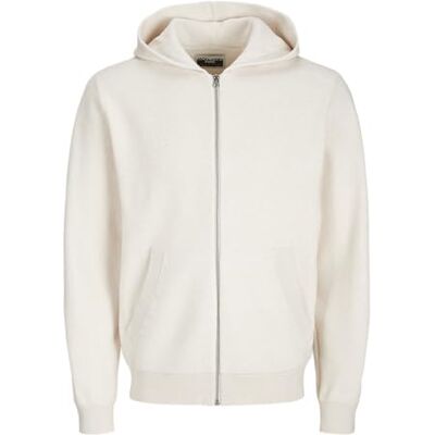 JACK & JONES JACK&JONES JCOCALEB stickad huvtröja med dragkedja BF, Moonbeam, S JACK & JONES JACK&JONES JCOCALEB stickad huvtröja med dragkedja BF, Moonbeam, S