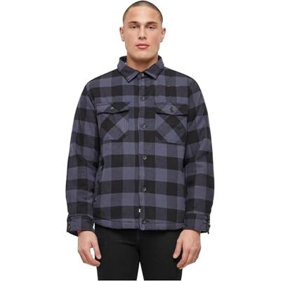 Brandit Lumberjacka, jacka i skogshuggardesign, storlek S till 7XL, svart/grå, L Brandit Lumberjacka, jacka i skogshuggardesign, storlek S till 7XL, svart/grå, L
