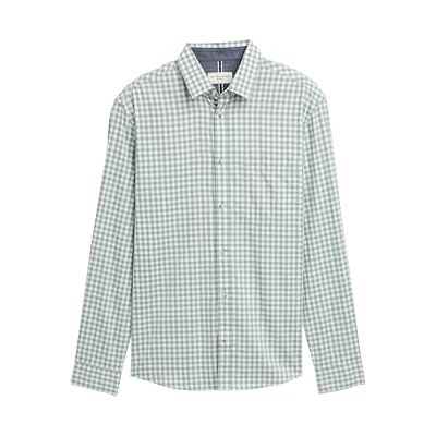 TOM TAILOR herrskjorta, 38462 – Dust Green Vichy Check, 3XL TOM TAILOR herrskjorta, 38462 – Dust Green Vichy Check, 3XL