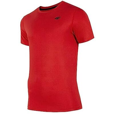 4F Herr funktionell T-shirt Tsmf351 T-shirt FNK, röd, S, röd, S 4F Herr funktionell T-shirt Tsmf351 T-shirt FNK, röd, S, röd, S