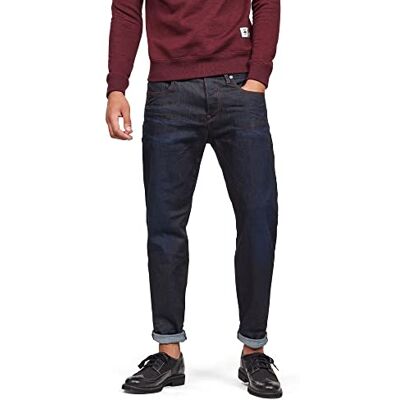 G-STAR RAW Herr 3301 avslappnade jeans, Blå (Dk Aged 51004-7209-89), 30W x 32L G-STAR RAW Herr 3301 avslappnade jeans, Blå (Dk Aged 51004-7209-89), 30W x 32L