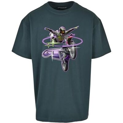 unisex t-shirt Moto GT oversize Tee Bottlegreen XS, Flaskgrön, XS unisex t-shirt Moto GT oversize Tee Bottlegreen XS, Flaskgrön, XS