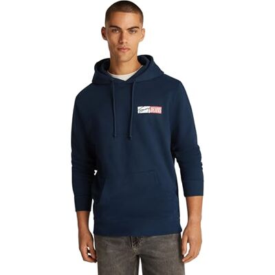 Tommy Jeans herr TJM REG ENTRY GRAPHIC HOODIE EXT DM0DM20257 pullover huvtröja, blå (mörk natt marinblå), XXL, Blå (mörk natt marinblå), XXL Tommy Jeans herr TJM REG ENTRY GRAPHIC HOODIE EXT DM0DM20257 pullover huvtröja, blå (mörk natt marinblå), XXL, Blå (mörk natt marinblå), XXL