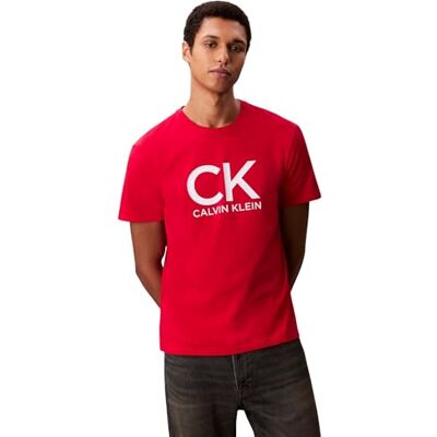 jeans herr SS 30S EU CK Calvin grafisk TEE LV04RD819G grafiska t-shirts, röd (Berry Sangria), XS, Röd (Berry Sangria), XS jeans herr SS 30S EU CK Calvin grafisk TEE LV04RD819G grafiska t-shirts, röd (Berry Sangria), XS, Röd (Berry Sangria), XS