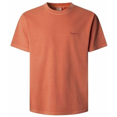Pepe Jeans herr Jacko t-shirt, orange (mörk korall orange), S Pepe Jeans herr Jacko t-shirt, orange (mörk korall orange), S