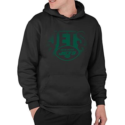 Junk Food unisex NFL team spotlight huvtröja tröja med huva, New York Jets – svart, XXL Junk Food unisex NFL team spotlight huvtröja tröja med huva, New York Jets – svart, XXL