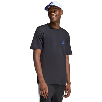 adidas Mezczyzni TRIPLE STRIPE VIBE GRAPHIC T-SHIRT, black, M adidas Mezczyzni TRIPLE STRIPE VIBE GRAPHIC T-SHIRT, black, M
