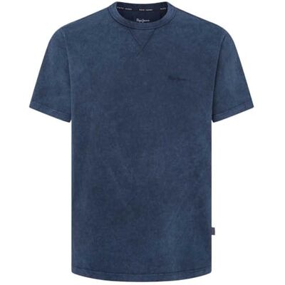 Pepe Jeans herr Silverton T-shirt, t-shirt, blå, S, Blå (mörk denimblå), S Pepe Jeans herr Silverton T-shirt, t-shirt, blå, S, Blå (mörk denimblå), S