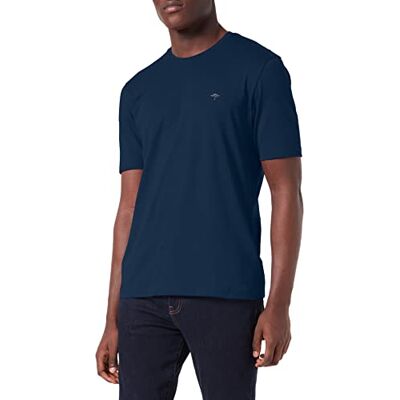 FYNCH-HATTON Basic T-shirt för män, Blå (midnatt 672), M FYNCH-HATTON Basic T-shirt för män, Blå (midnatt 672), M