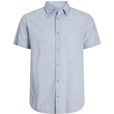 JACK & JONES JJSTRUCTURE skjorta SS, Kashmirblå, M JACK & JONES JJSTRUCTURE skjorta SS, Kashmirblå, M
