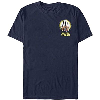 Marvel Unisex Avengers Classic-Strange Badge Organic Short Sleeve t-shirt, marinblå, XXL, Marinblå, XXL Marvel Unisex Avengers Classic-Strange Badge Organic Short Sleeve t-shirt, marinblå, XXL, Marinblå, XXL