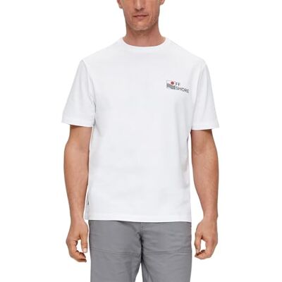 s.Oliver T-shirt kortärmad, L, vit, Vit, L s.Oliver T-shirt kortärmad, L, vit, Vit, L