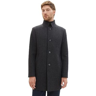 TOM TAILOR Herr 1037407 ullrock, 32525-grå stor fiskben Optic, XXL, 32525 – Grå stor fiskbens-look, XXL TOM TAILOR Herr 1037407 ullrock, 32525-grå stor fiskben Optic, XXL, 32525 – Grå stor fiskbens-look, XXL