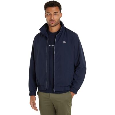 Tommy Jeans vävda herrjackor, Blå (mörk natt marin annan version), XXL stor tall Tommy Jeans vävda herrjackor, Blå (mörk natt marin annan version), XXL stor tall