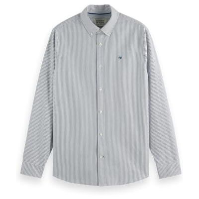Scotch & Soda herr Seasonal Core Striped Regular-fit Oxford Shirt Skjorta Scotch & Soda herr Seasonal Core Striped Regular-fit Oxford Shirt Skjorta