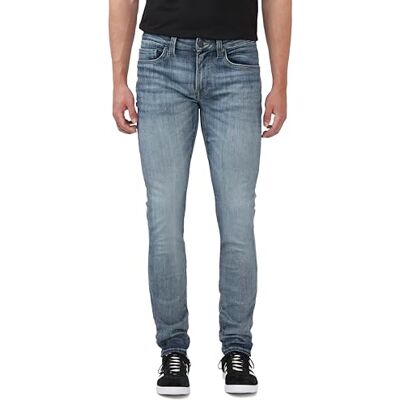 Buffalo David Bitton Max Skinny denim jeans för män, Whiskrade och kontrasterade indigo, 32W x 32L Buffalo David Bitton Max Skinny denim jeans för män, Whiskrade och kontrasterade indigo, 32W x 32L