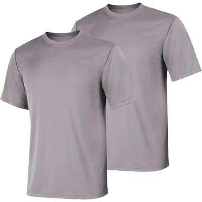 Hanes Kortärmad Cooldri T-shirt för män, grafit, M Hanes Kortärmad Cooldri T-shirt för män, grafit, M