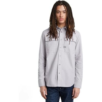 G-STAR RAW G-STAR Herr CPO vanlig skjorta, Flerfärgad (Correct grå/vit Oxford D23583-c895-c760), XL G-STAR RAW G-STAR Herr CPO vanlig skjorta, Flerfärgad (Correct grå/vit Oxford D23583-c895-c760), XL