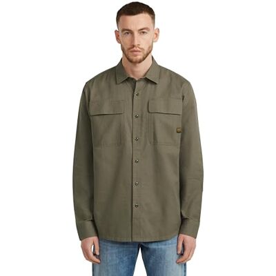 G-STAR RAW CPO Regular Shirt, Brun (Turf D23583-d913-273), XXL G-STAR RAW CPO Regular Shirt, Brun (Turf D23583-d913-273), XXL
