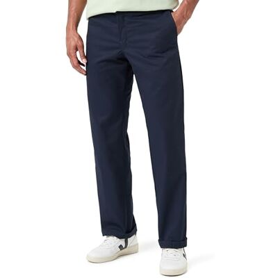 Dickies herr aktiv midja twill arbetsbyxa normal, mörk marinblå, 34 W x 32 L, BLÅ, 34W x 32L Dickies herr aktiv midja twill arbetsbyxa normal, mörk marinblå, 34 W x 32 L, BLÅ, 34W x 32L
