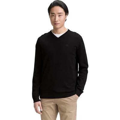 TOM TAILOR herrtröja, 29999 Svart, M TOM TAILOR herrtröja, 29999 Svart, M